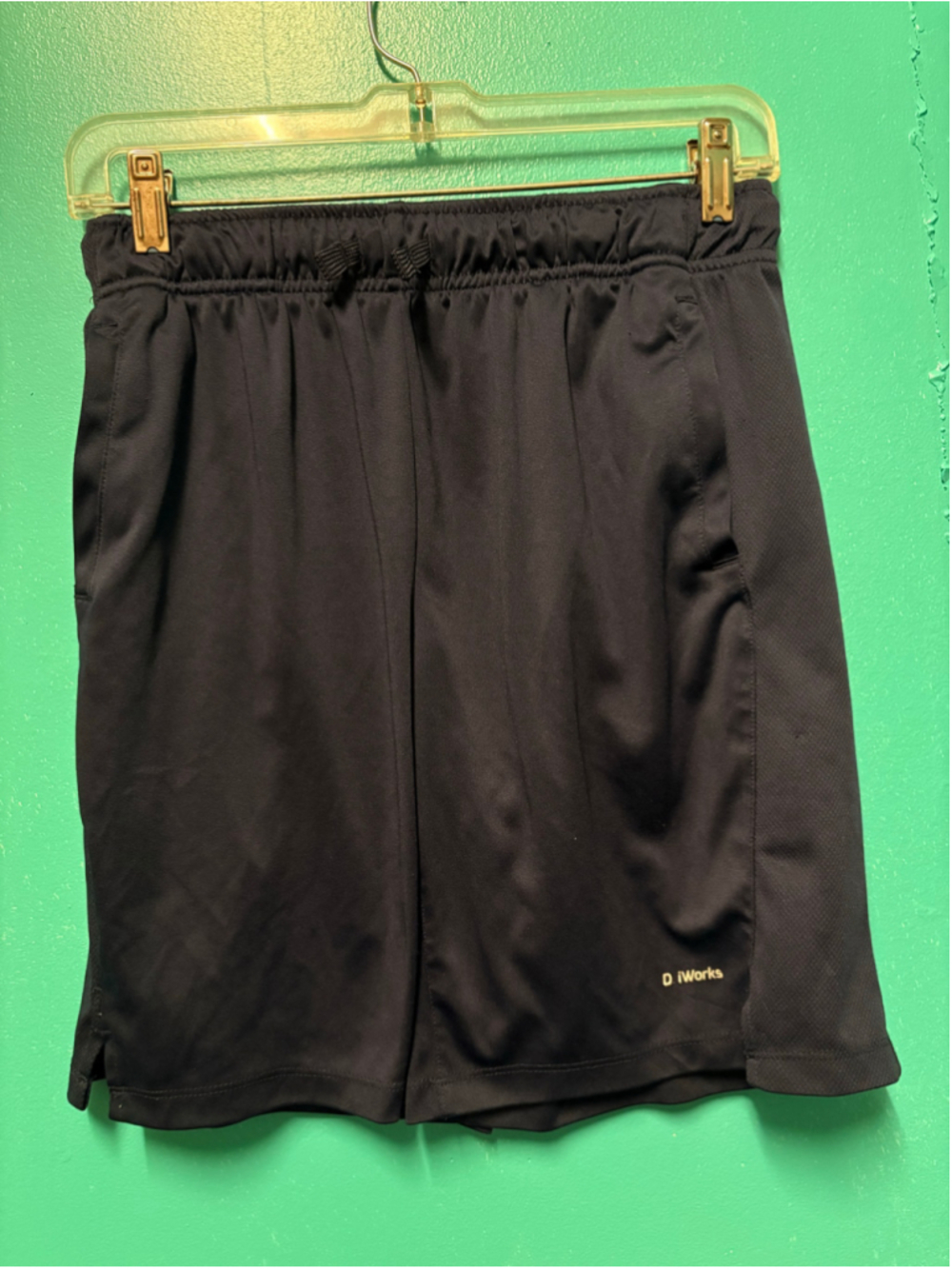 Boys Athletic Works Black Athletic Shorts Size XL